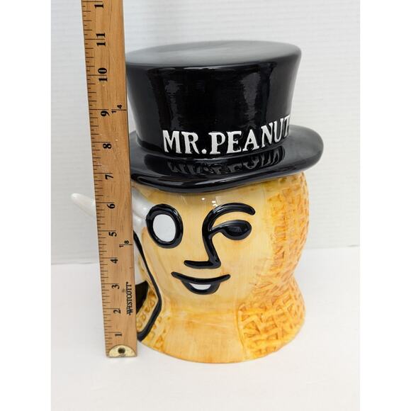 Vintage Mr Peanut Planters Nabisco Classics Ceramic Cookie Jar Canister - Picture 8 of 10